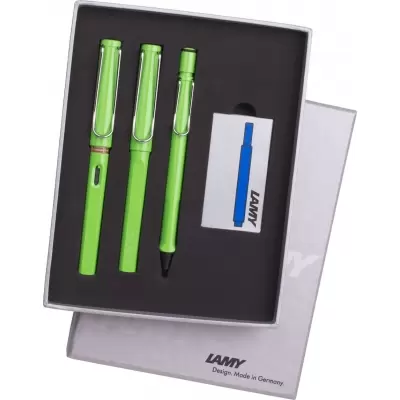 LAMY Safari Kalem Seti 3 lü Yeşil TB3-13EYDRV 